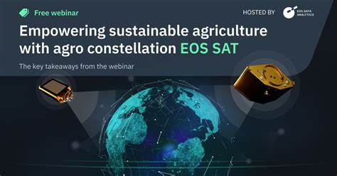 EOS Data Analytics to Launch the first agriculture.